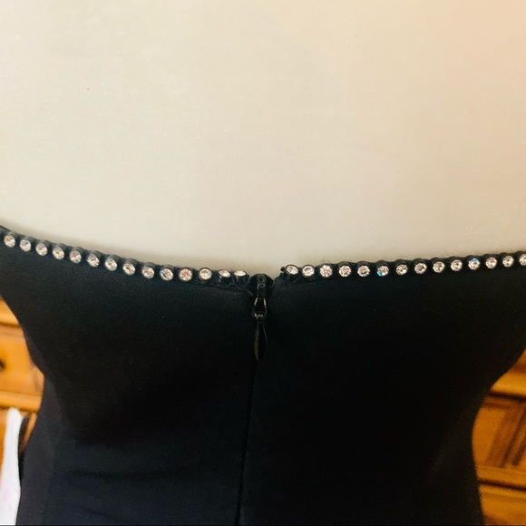 Sparkle trim, Boned Bodice, Strapless Gown SZ 4, NWT - Picture 11 of 16